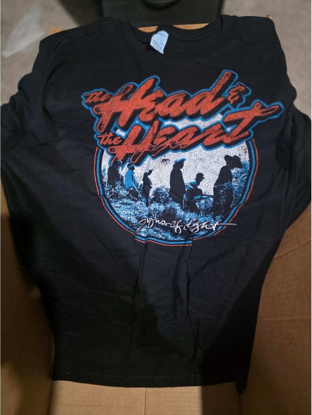 The Head & the Heart shirt size Large